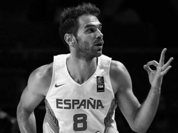José Manuel Calderón, con su característica celebración del triple José Manuel Calderón, con su característica celebración del triple