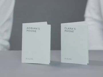 'Paper phone', un móvil de papel para desconectar de la tecnología durante un día 'Paper phone', un móvil de papel para desconectar de la tecnología durante un día