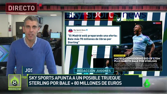 El entorno de Bale y el Madrid desmienten un trueque por Sterling El entorno de Bale y el Madrid desmienten un trueque por Sterling