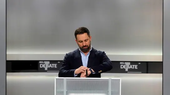 Santiago Abascal en el debate del 4N Santiago Abascal en el debate del 4N
