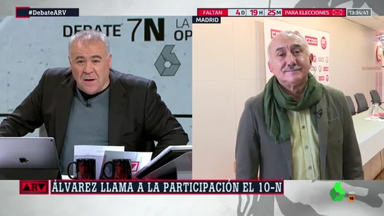 Pepe Álvarez en Al Rojo Vivo Pepe Álvarez en Al Rojo Vivo