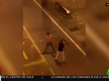pelea botellazo barcelona pelea botellazo barcelona