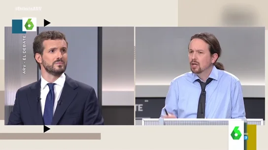 Pablo Casado y Pablo Iglesias Pablo Casado y Pablo Iglesias