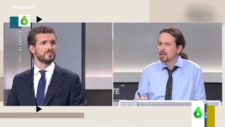 Pablo Casado y Pablo Iglesias