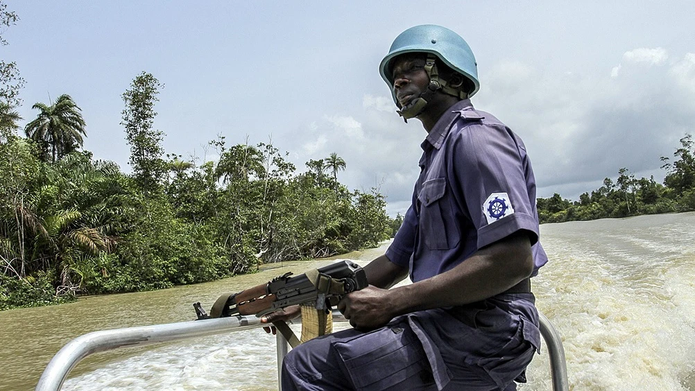 Imagen de la Policía nigeriana