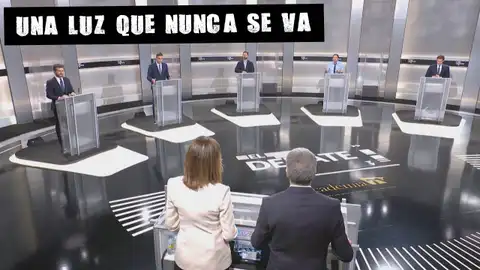 Ana Blanco destacó en el debate la falta de igualdad, con cinco hombres como candidatos. Una luz que nunca se va