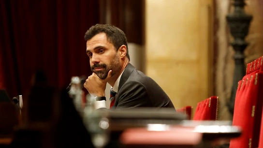 El presidente de la Cámara catalana, Roger Torrent El presidente de la Cámara catalana, Roger Torrent