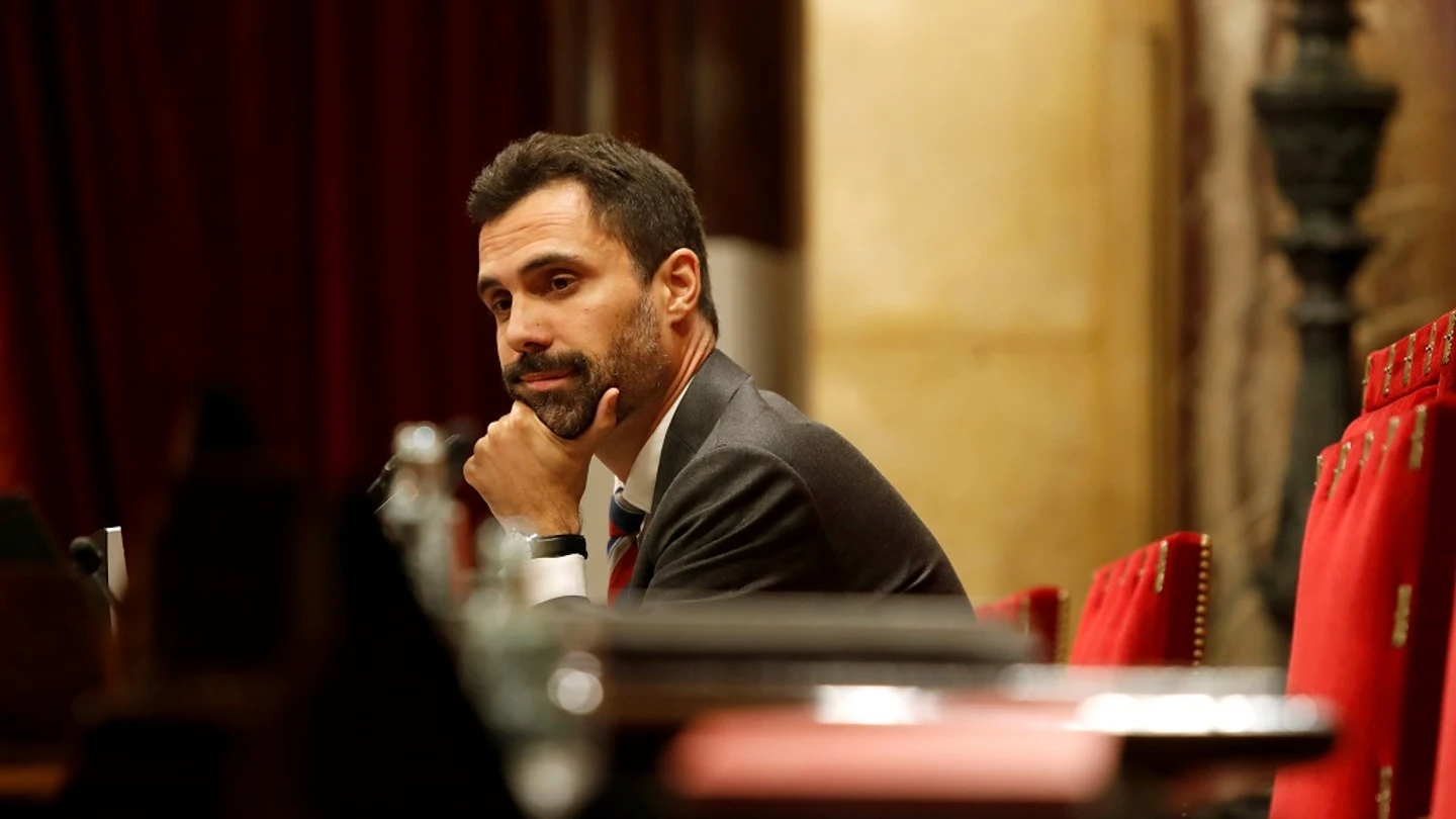 El presidente de la Cámara catalana, Roger Torrent El presidente de la Cámara catalana, Roger Torrent