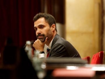 El presidente de la Cámara catalana, Roger Torrent El presidente de la Cámara catalana, Roger Torrent