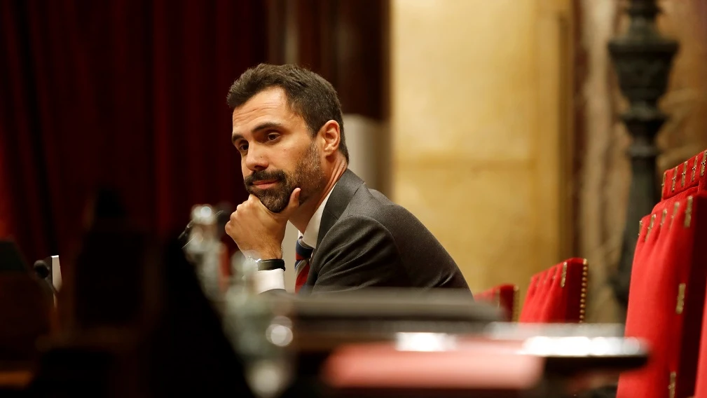 El presidente de la Cámara catalana, Roger Torrent