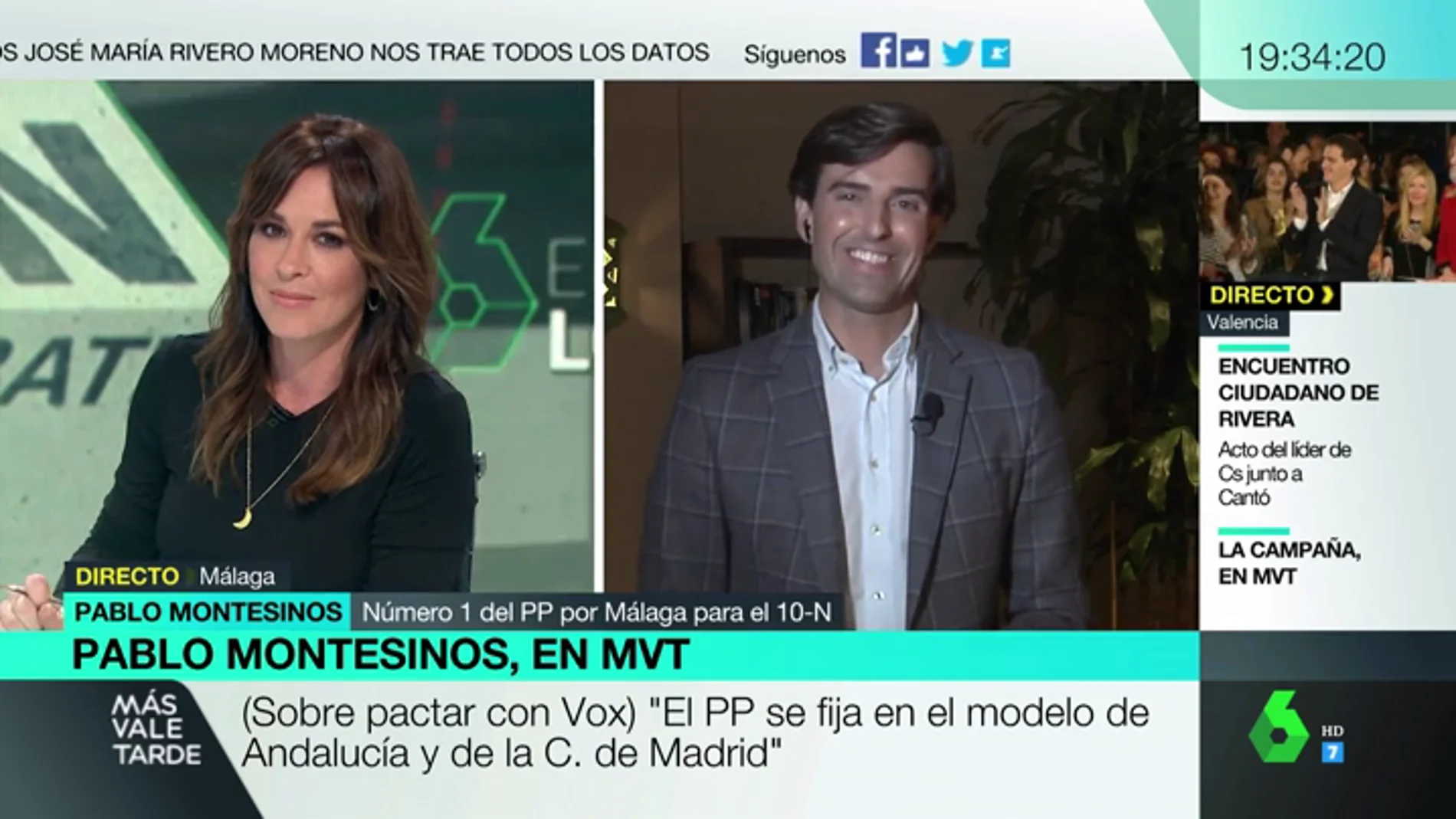 Pablo Montesinos (PP): "Sánchez quiso que el debate se celebrara ayer porque no quería que hoy estuviéramos hablando del paro"