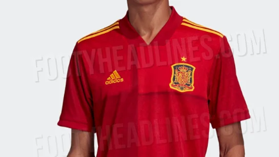 La nueva camiseta de la selección española La nueva camiseta de la selección española