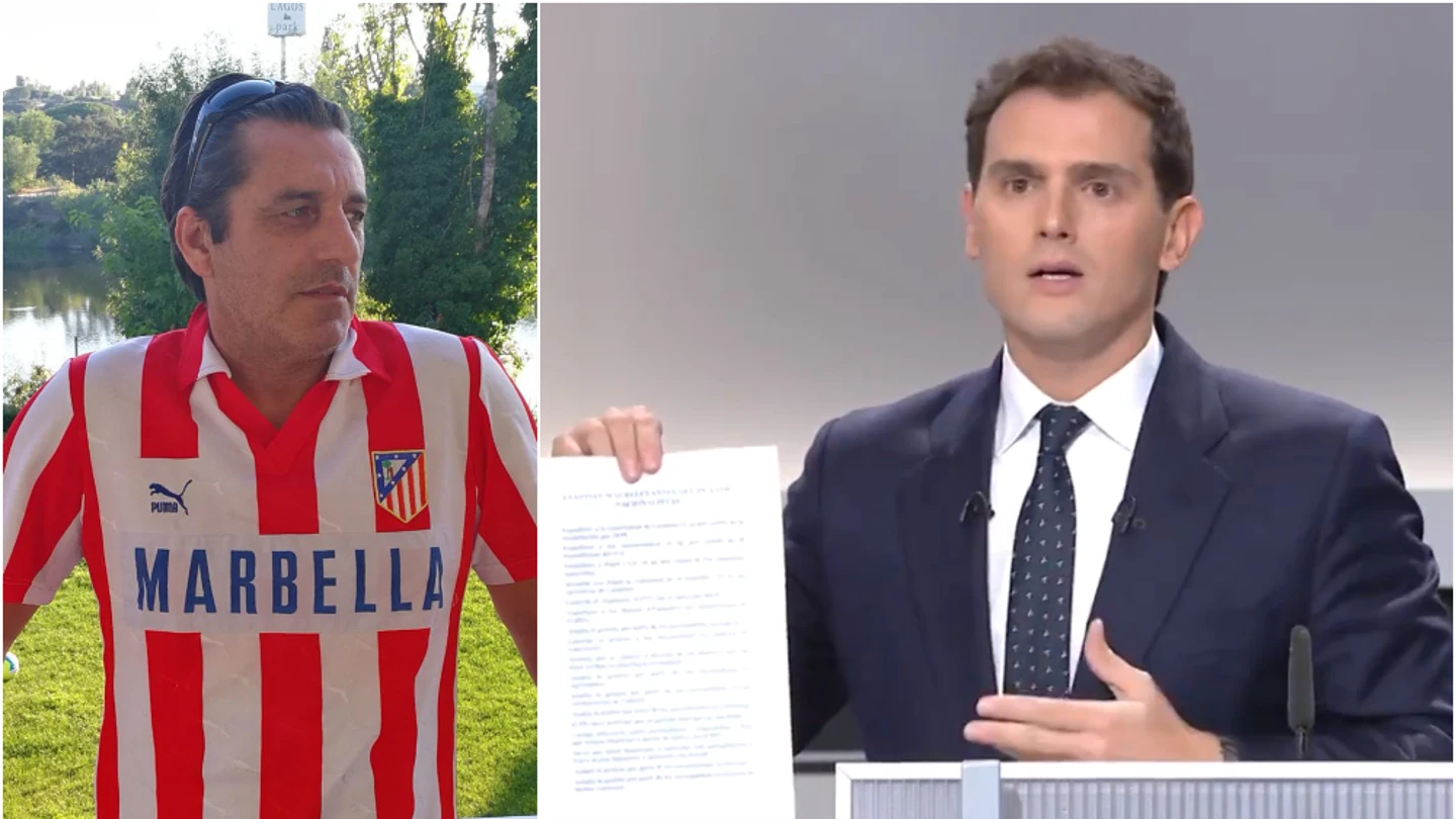 Paulo Futre y su mensaje sobre el VAR usando el pergamino de Albert Rivera Paulo Futre y su mensaje sobre el VAR usando el pergamino de Albert Rivera