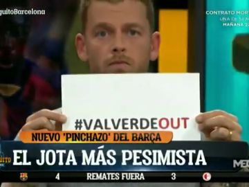 Jota Jordi estalla tras el nuevo pinchazo del Barça contra el Slavia: "No se puede jugar peor" Jota Jordi estalla tras el nuevo pinchazo del Barça contra el Slavia: "No se puede jugar peor"