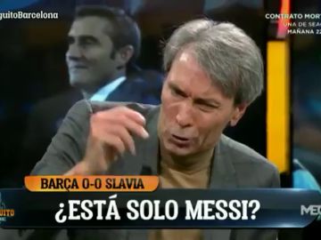 'Lobo' Carrasco explota con el tropiezo del Barça: "Si un jugador no toma decisiones es un pelele" 'Lobo' Carrasco explota con el tropiezo del Barça: "Si un jugador no toma decisiones es un pelele"