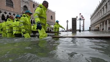 Imagen de las inundaciones en Venecia (Archivo)