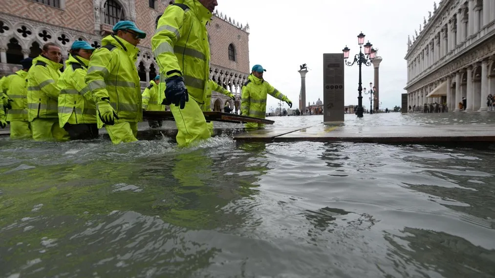 Imagen de las inundaciones en Venecia (Archivo)