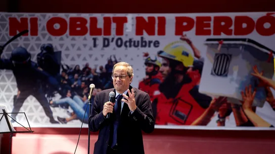 El presidente de la Generalitat, Quim Torra El presidente de la Generalitat, Quim Torra
