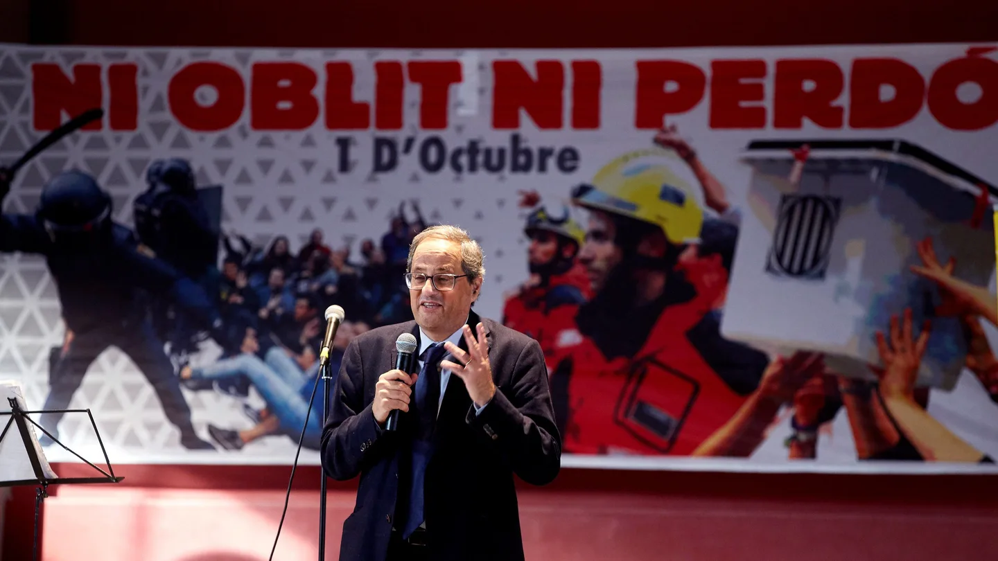 El presidente de la Generalitat, Quim Torra El presidente de la Generalitat, Quim Torra