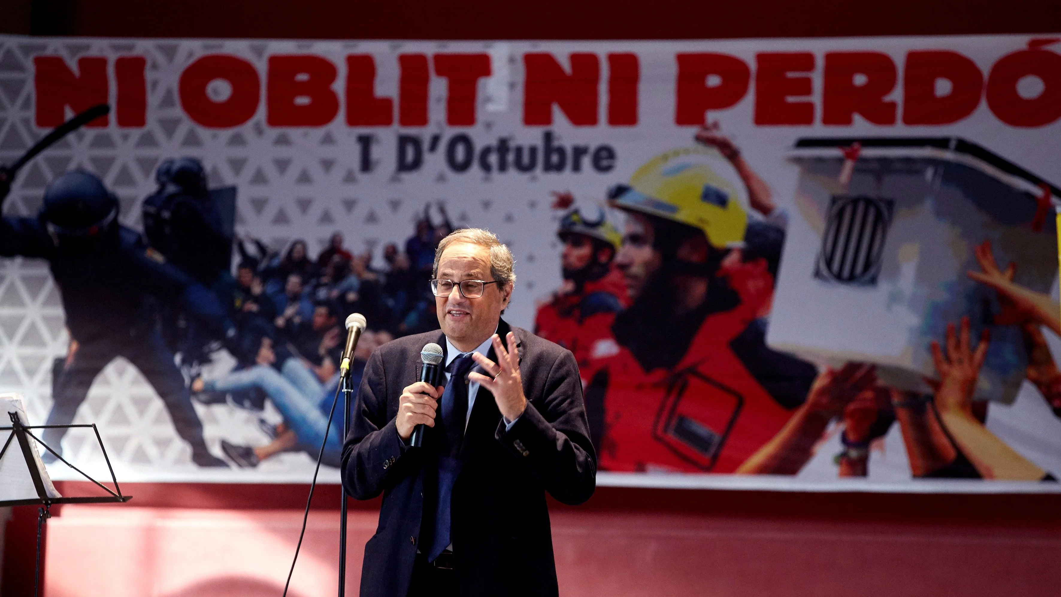 El presidente de la Generalitat, Quim Torra