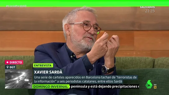 El periodista Xavier Sardà El periodista Xavier Sardà