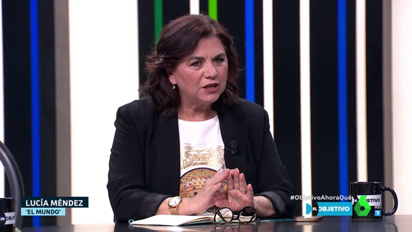 El enfado de Lucía Méndez con los políticos: "Tenemos derecho a que no se nos trate como si fuéramos idiotas" El enfado de Lucía Méndez con los políticos: "Tenemos derecho a que no se nos trate como si fuéramos idiotas"