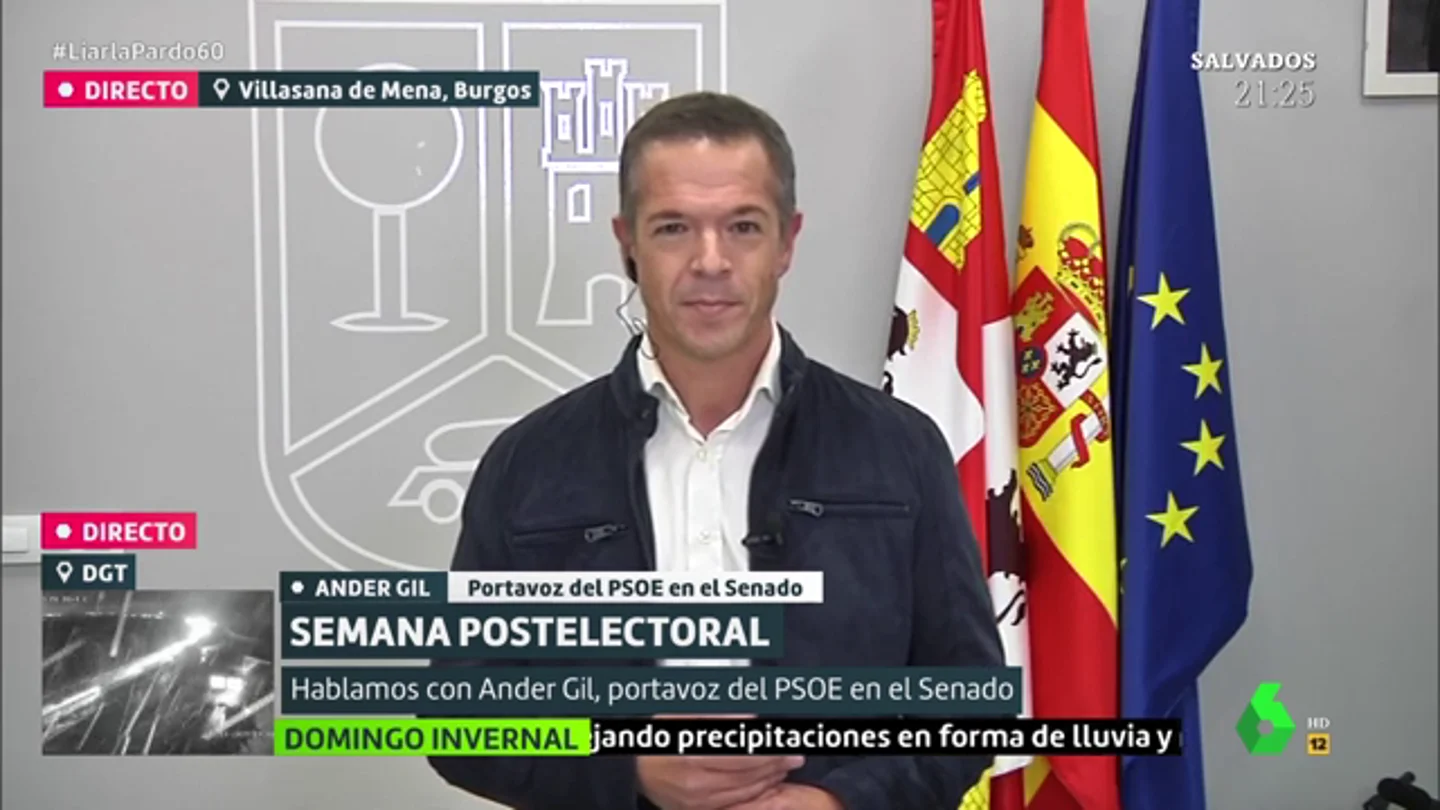 Ander Gil, portavoz del PSOE en el Senado Ander Gil, portavoz del PSOE en el Senado