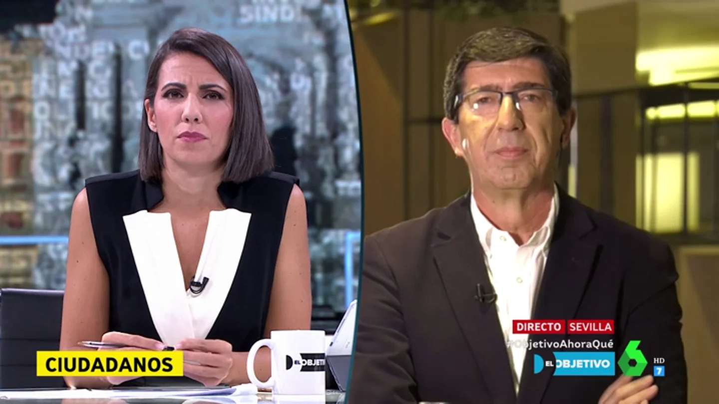 Juan Marín (Cs): "Ciudadanos no es determinante con diez escaños, el PP tendría que ofrecerle a Sánchez la abstención" Juan Marín (Cs): "Ciudadanos no es determinante con diez escaños, el PP tendría que ofrecerle a Sánchez la abstención"