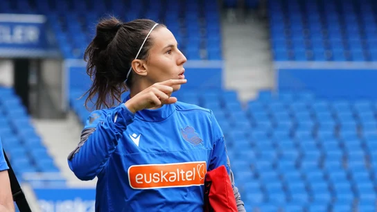 Maddi Torre entrena con la Real Sociedad Maddi Torre entrena con la Real Sociedad