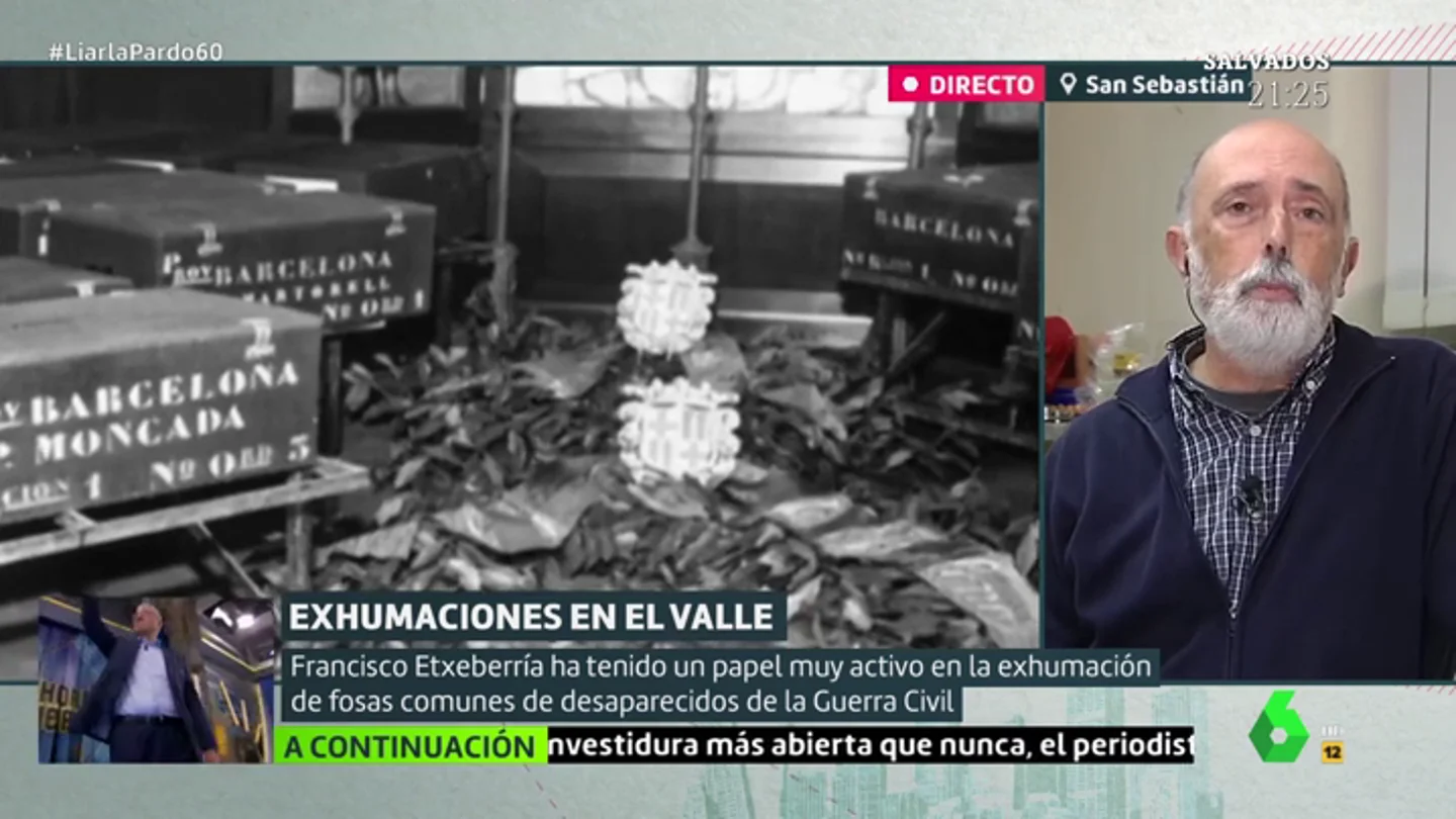 El forense Francisco Etxeberría El forense Francisco Etxeberría