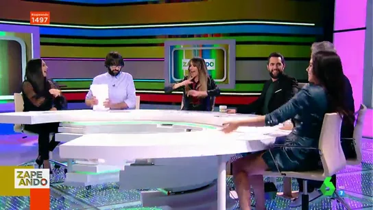 Anna Simon, Cristina Pedroche, Miki Nadal y Lorena Castell trolean a Dani Mateo con el villancico de Zapeando Anna Simon, Cristina Pedroche, Miki Nadal y Lorena Castell trolean a Dani Mateo con el villancico de Zapeando