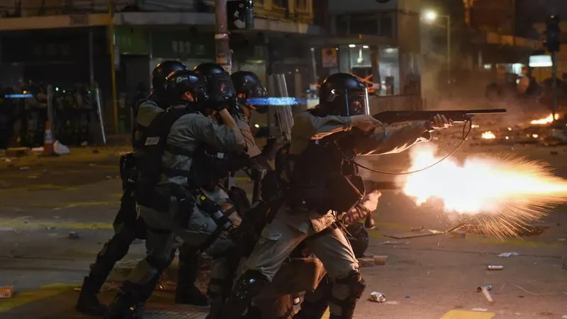 Disturbios en Hong Kong