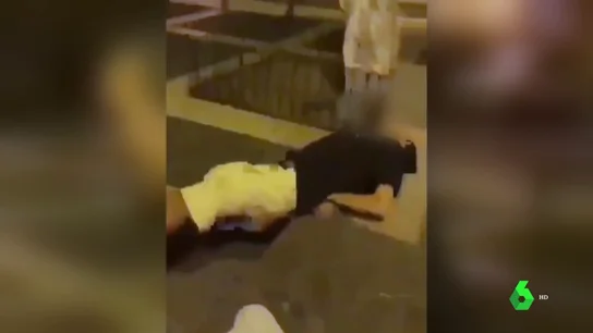 Imagen de la brutal agresión a un hombre en Gran Canaria Imagen de la brutal agresión a un hombre en Gran Canaria