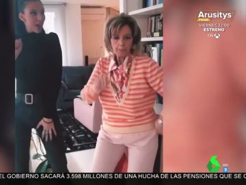 El baile de María Teresa Campos con su nieta al ritmo de Maluma El baile de María Teresa Campos con su nieta al ritmo de Maluma