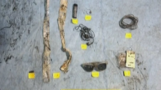 Objetos hallados en el pozo de Asados Objetos hallados en el pozo de Asados