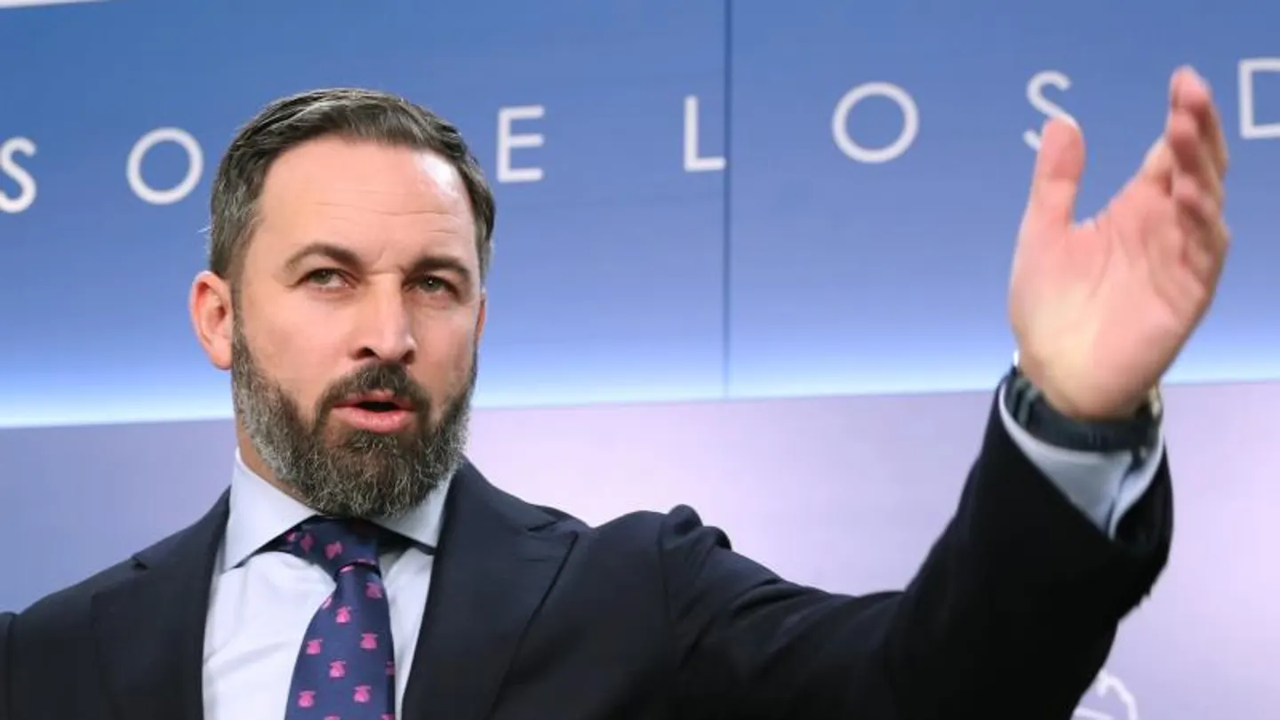 El líder de Vox, Santiago Abascal El líder de Vox, Santiago Abascal