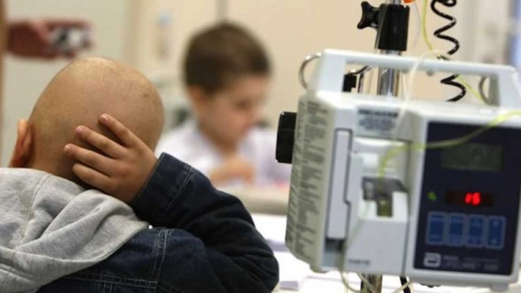 Imagen de un niño con cáncer