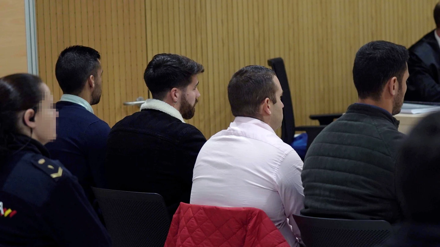 Los miembros de 'La Manada' Los miembros de 'La Manada' en el juicio por el caso de Pozoblanco