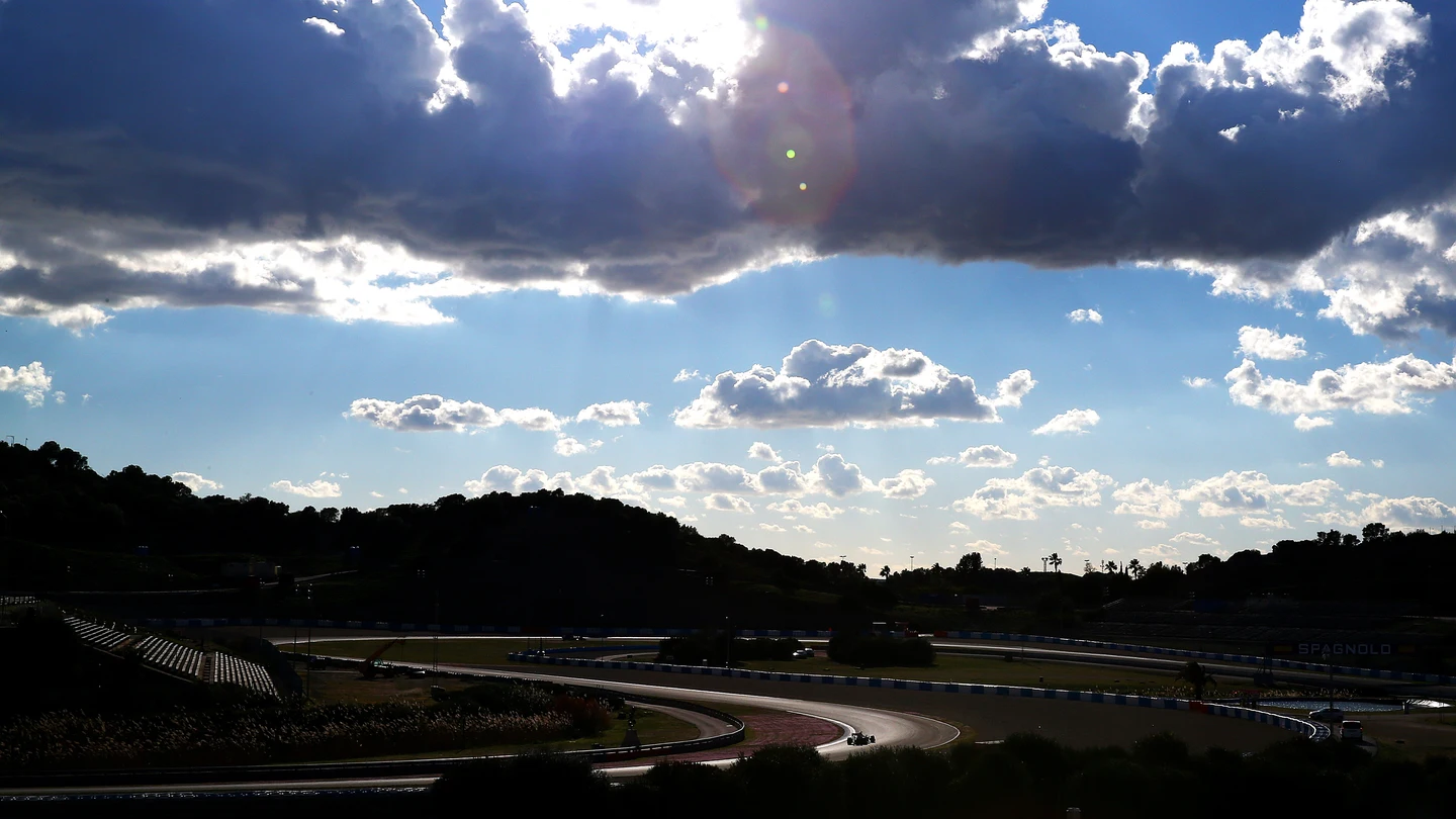 Imagen del circuito de Jerez durante unos test Imagen del circuito de Jerez durante unos test