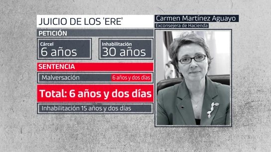 Carmen Martínez Aguayo, condenado a 6 años y dos días por el caso de los ERE Carmen Martínez Aguayo, condenado a 6 años y dos días por el caso de los ERE
