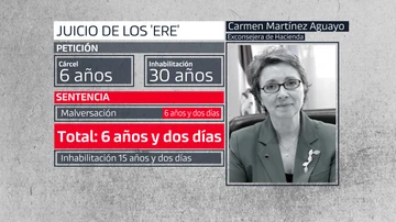Carmen Martínez Aguayo, condenado a 6 años y dos días por el caso de los ERE