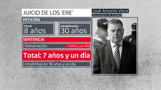 José Antonio Viera, condenado a 7 años y un día por el caso de los ERE José Antonio Viera, condenado a 7 años y un día por el caso de los ERE
