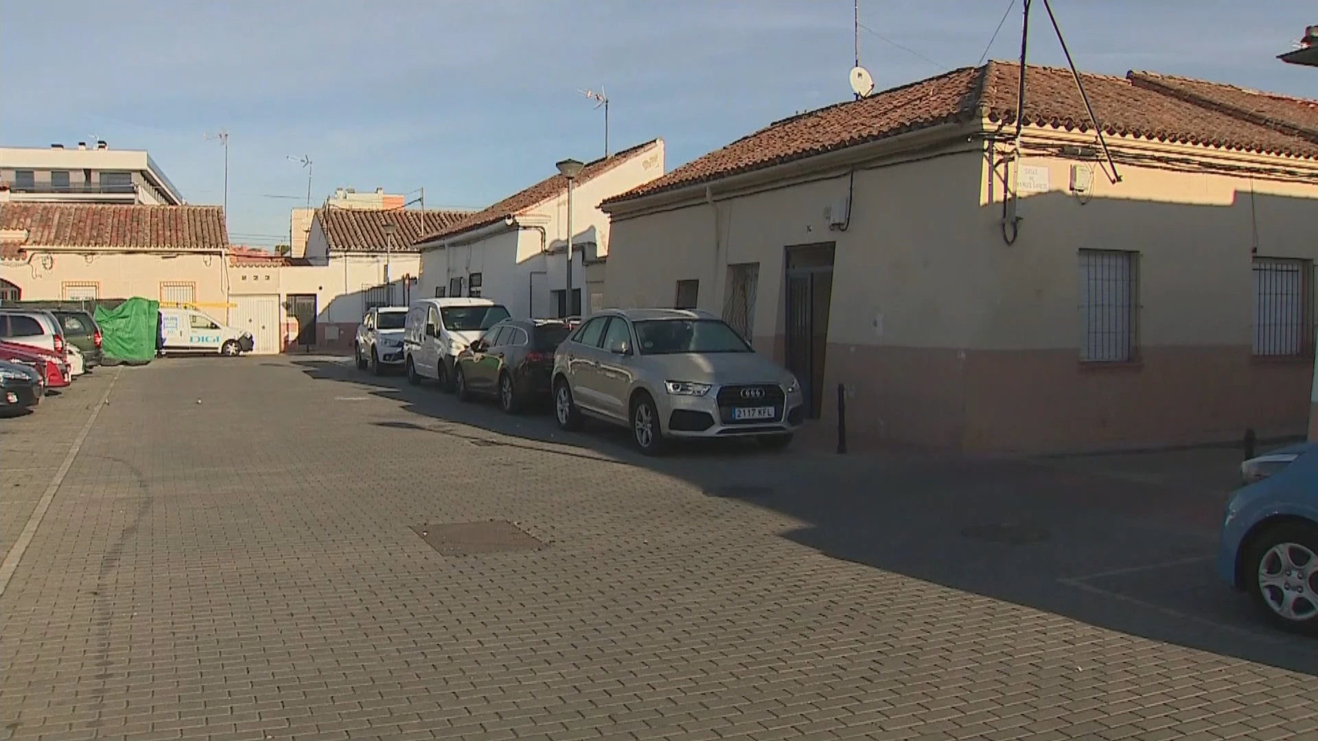 Lugar donde fue hallado el taxista degollado en Alcalá de Henares