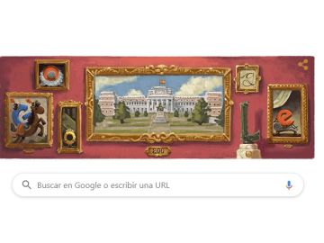 Doodle de Google para conmemorar el bicentenario del Museo del prado Doodle de Google para conmemorar el bicentenario del Museo del prado