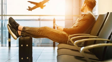 Esperando en el aeropuerto