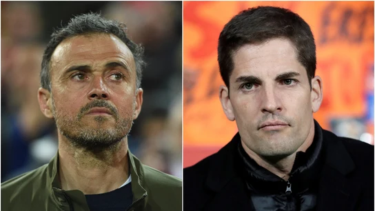 Luis Enrique y Robert Moreno Luis Enrique y Robert Moreno