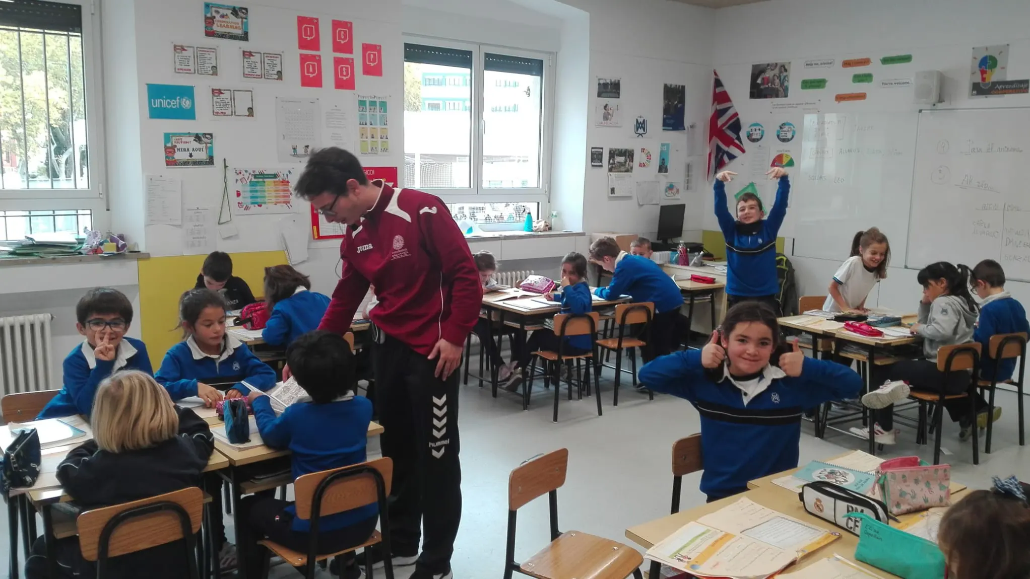 clase niños colegio valladolid