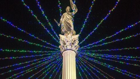Luces de Navidad en Uruguay