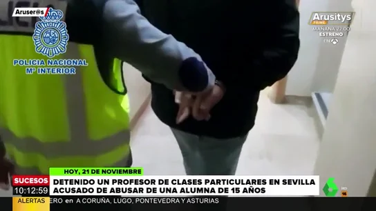 Detenido un profesor particular por abusos sexuales a una niña a la que daba clases en Sevilla Detenido un profesor particular por abusos sexuales a una niña a la que daba clases en Sevilla