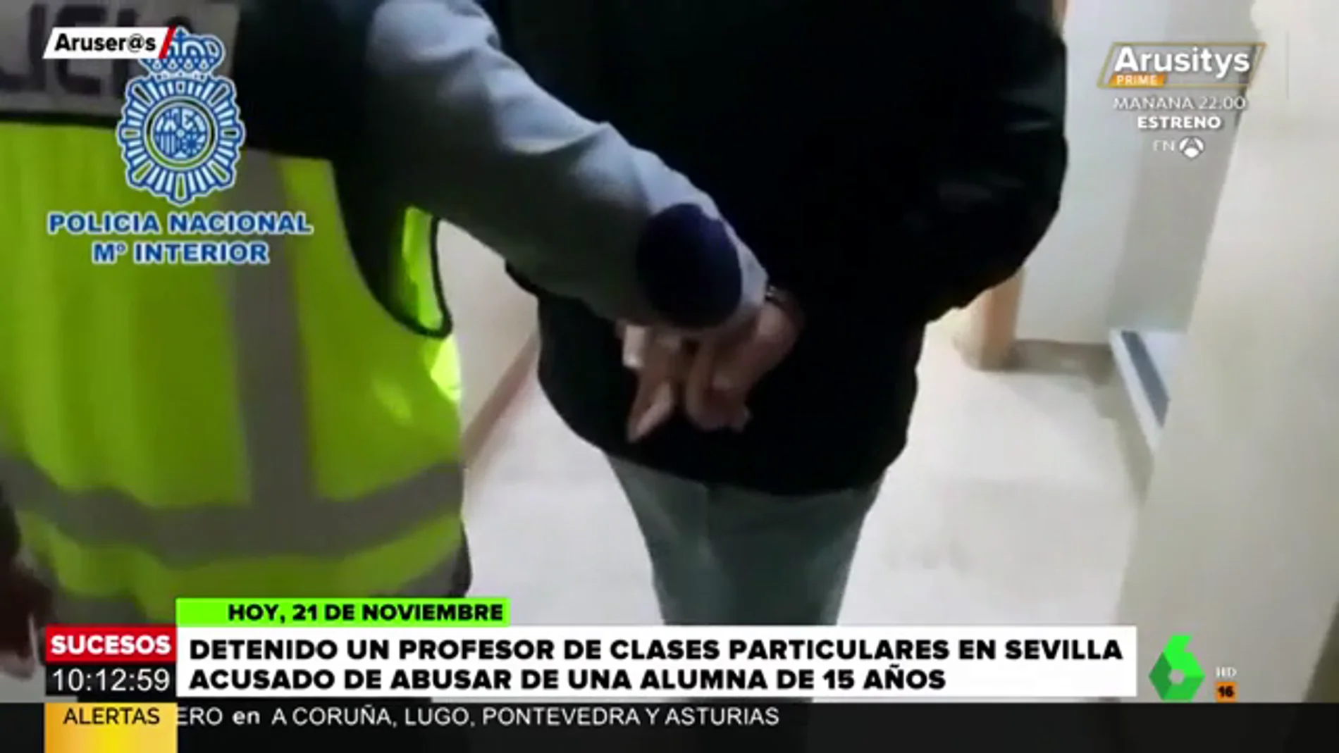 Detenido un profesor particular por abusos sexuales a una niña a la que daba clases en Sevilla